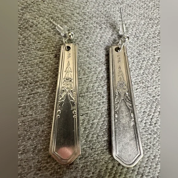 Silverware Earrings - Picture 7 of 9